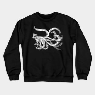 Kitsune Illustration Crewneck Sweatshirt